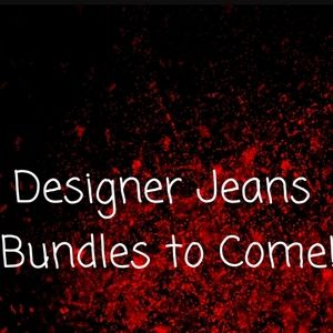 Designer Jeans Bundled according to sizes